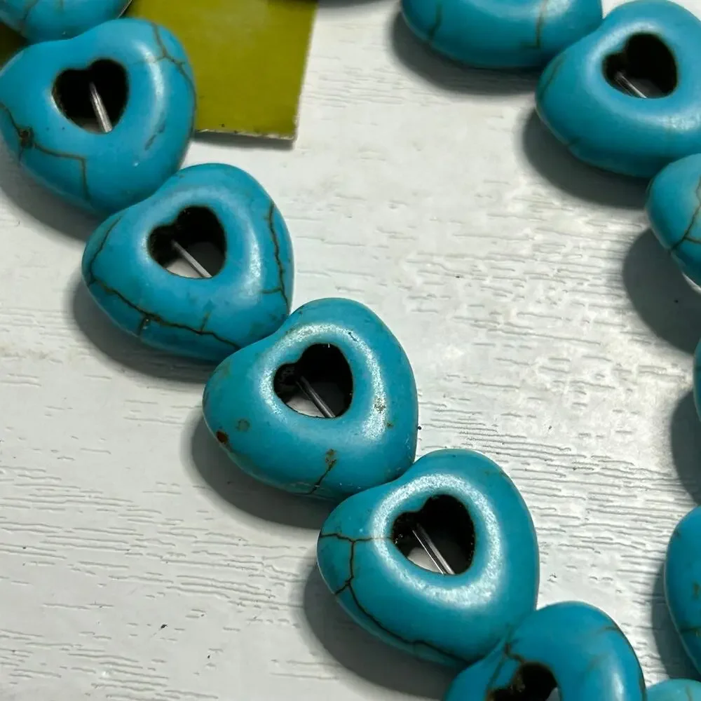 Bead Gallery Millefiori Jasper Turquoise Bead Lot 7 Cards